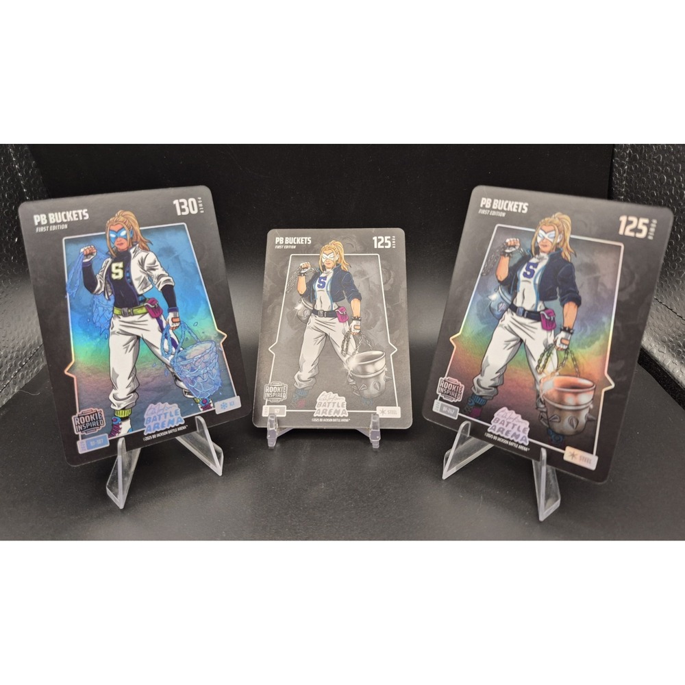 Bo Jackson Battle Arena PB Buckets "Paige Bueckers" First Edition 3 Card RC Lot‎